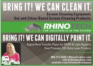 Screen and Digital Printing Products and Equipment.