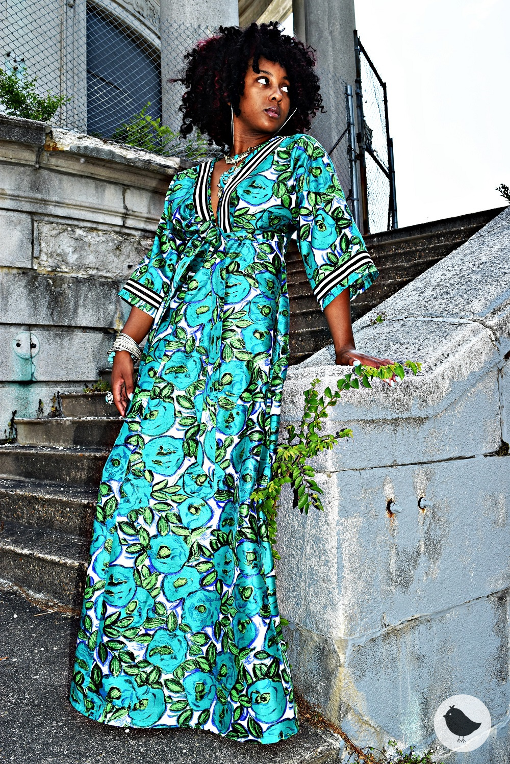 diy kimono maxi dress