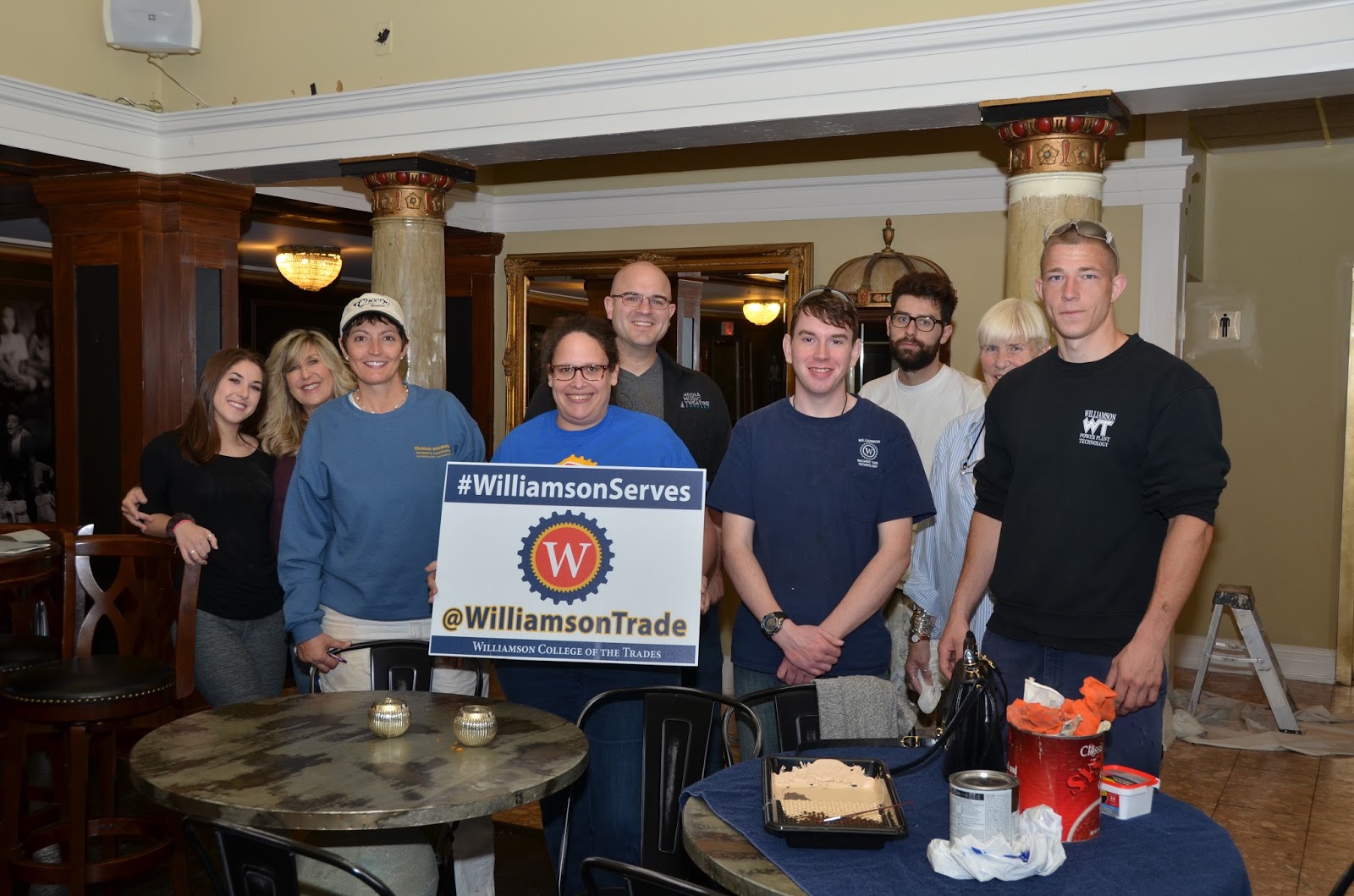 Media Theatre News! WILLIAMSON TRADE SCHOOL GOES 'HOME' TO ASSIST THE