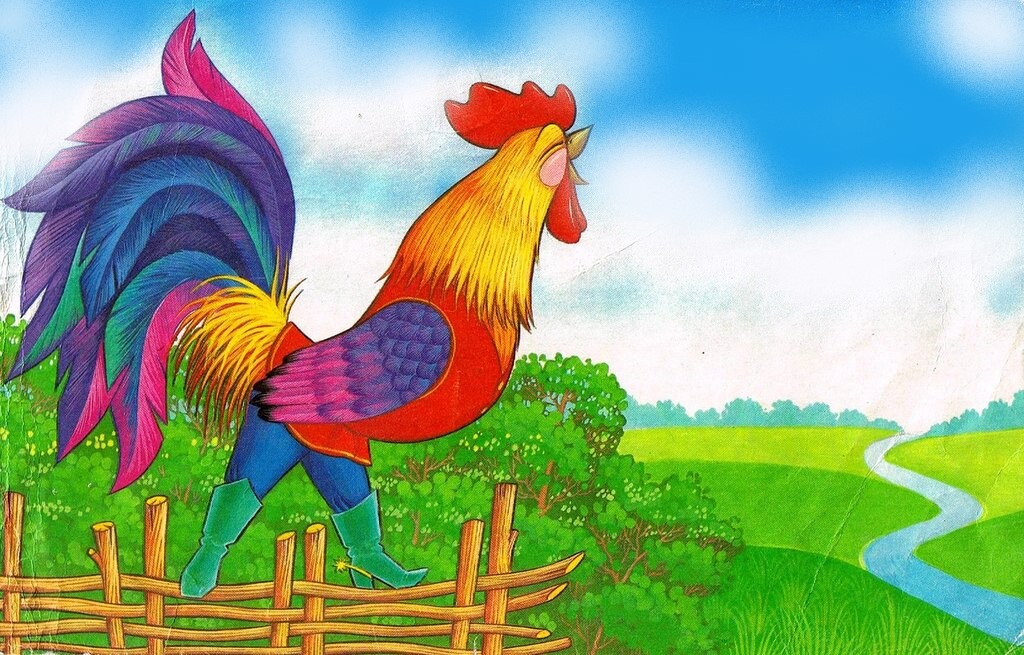 Z Bajka Przez Swiat O Koguciku I Kurce Bajka Polska Lancuszkowa