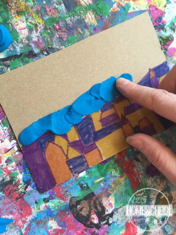van gogh starry night art project for kids