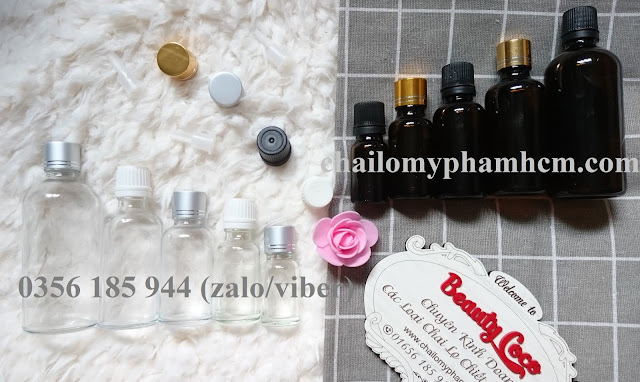 Chai thuỷ tinh đựng tinh dầu