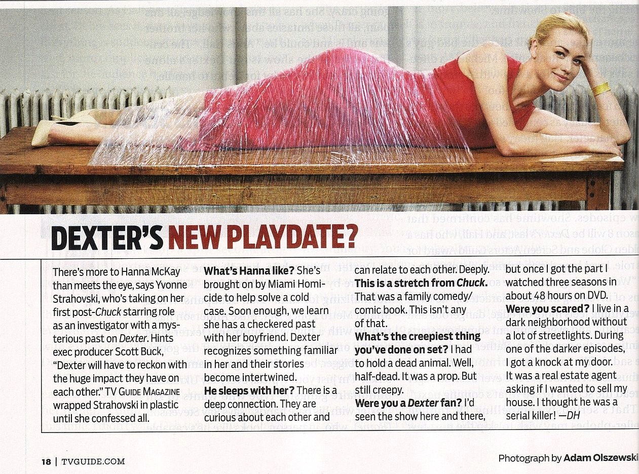 Yvonne Strahovski Dexter-ized - Best Celebrity Nudes