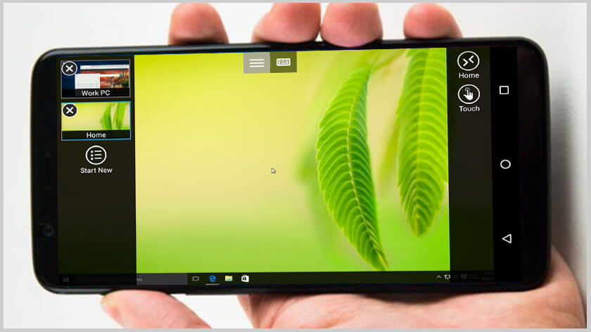 Microsoft remote desktop en android instalada