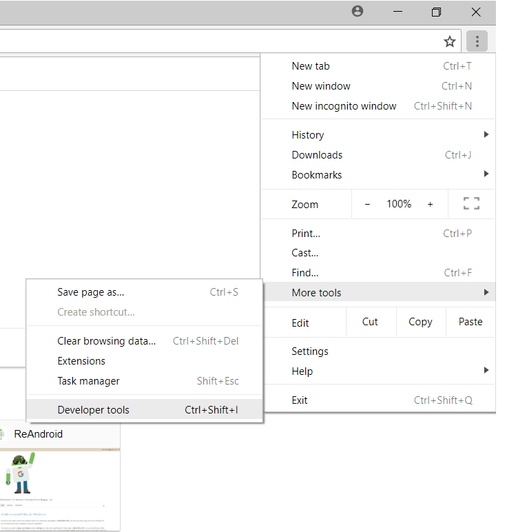 Reandroid The Droid Dog Google Chrome