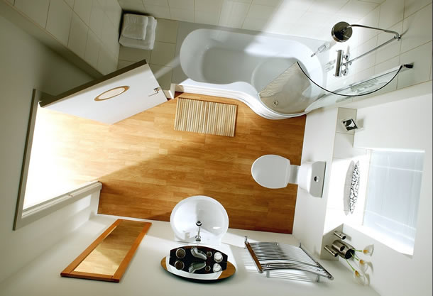 [30 صورة تصميم] ديكور حمامات صغيرة المساحة 2017 ديكور بلس