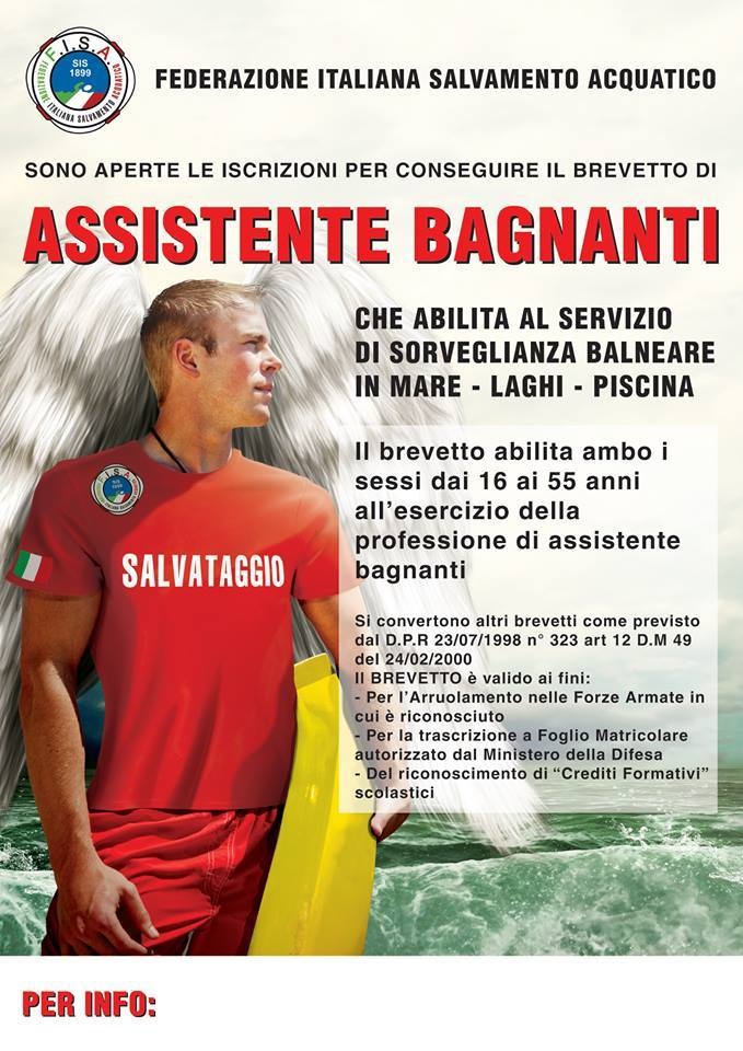 INFORMAGIOVANI SARZANA Assistente Bagnanti