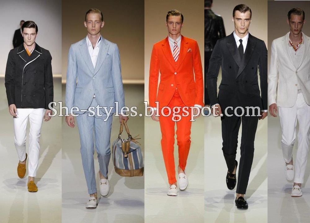 Gucci SpringSummer 2013 Mens Wear Pant Coat | Gucci Men's Dresses ...
