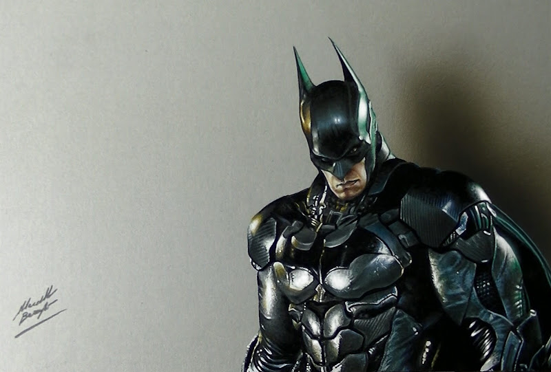 Batman drawing Marcello Barenghi