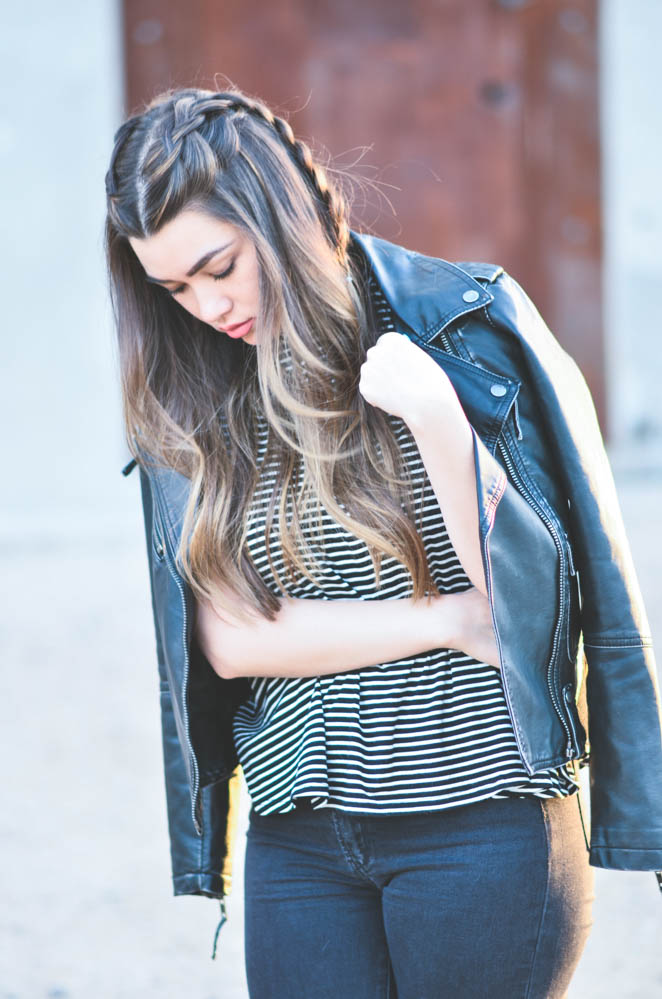 Golden Swank BRAIDS AND LEATHER ARE ALWAYS A GOOD IDEA