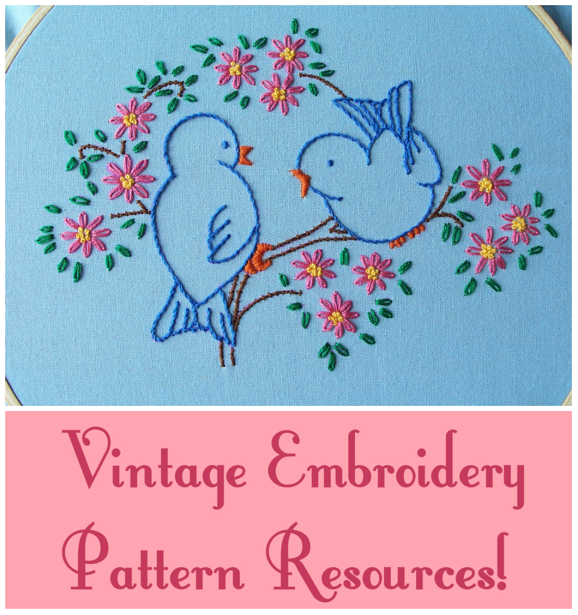 Eglantine Stitchery: Vintage Embroidery Pattern Resources
