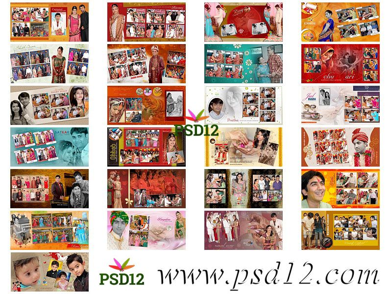 Download 50 12x24 New Wedding Album Psd Files 2019 PSD Mockup Templates