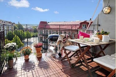 decora y disena: Decoración de Terrazas para espacios pequeños