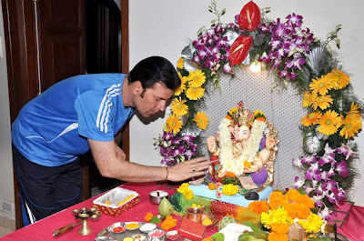 Aditya Pancholi Celebrates Ganesh Festival pictures
