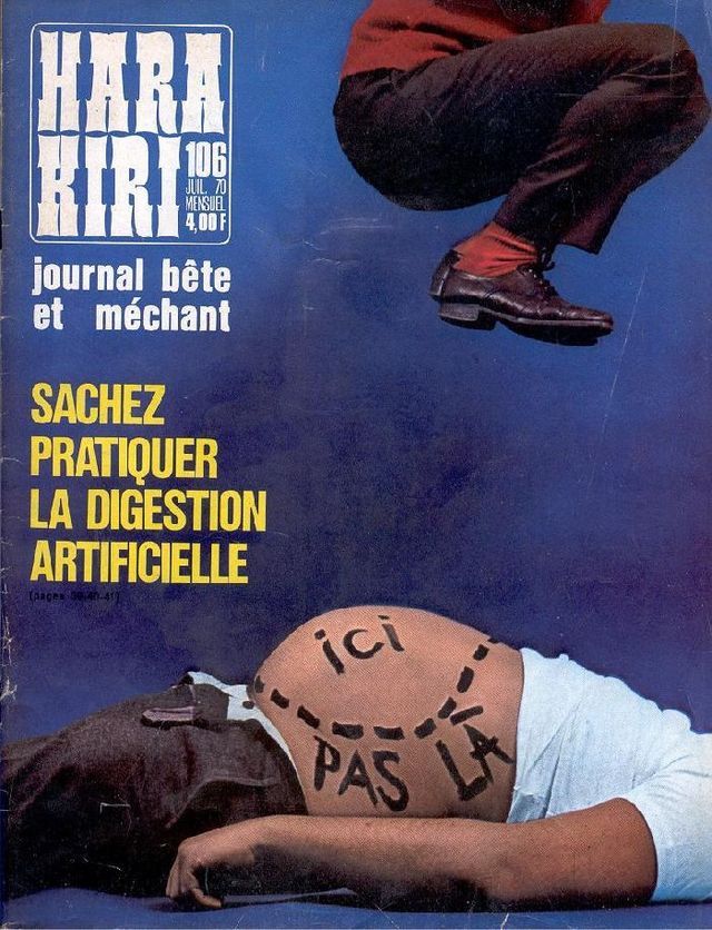 Hara Kiri La Pub Nous Prend Pour Des 45 Crazy Covers From “Hara Kiri”, the Magazine So ‘Stupid and Nasty