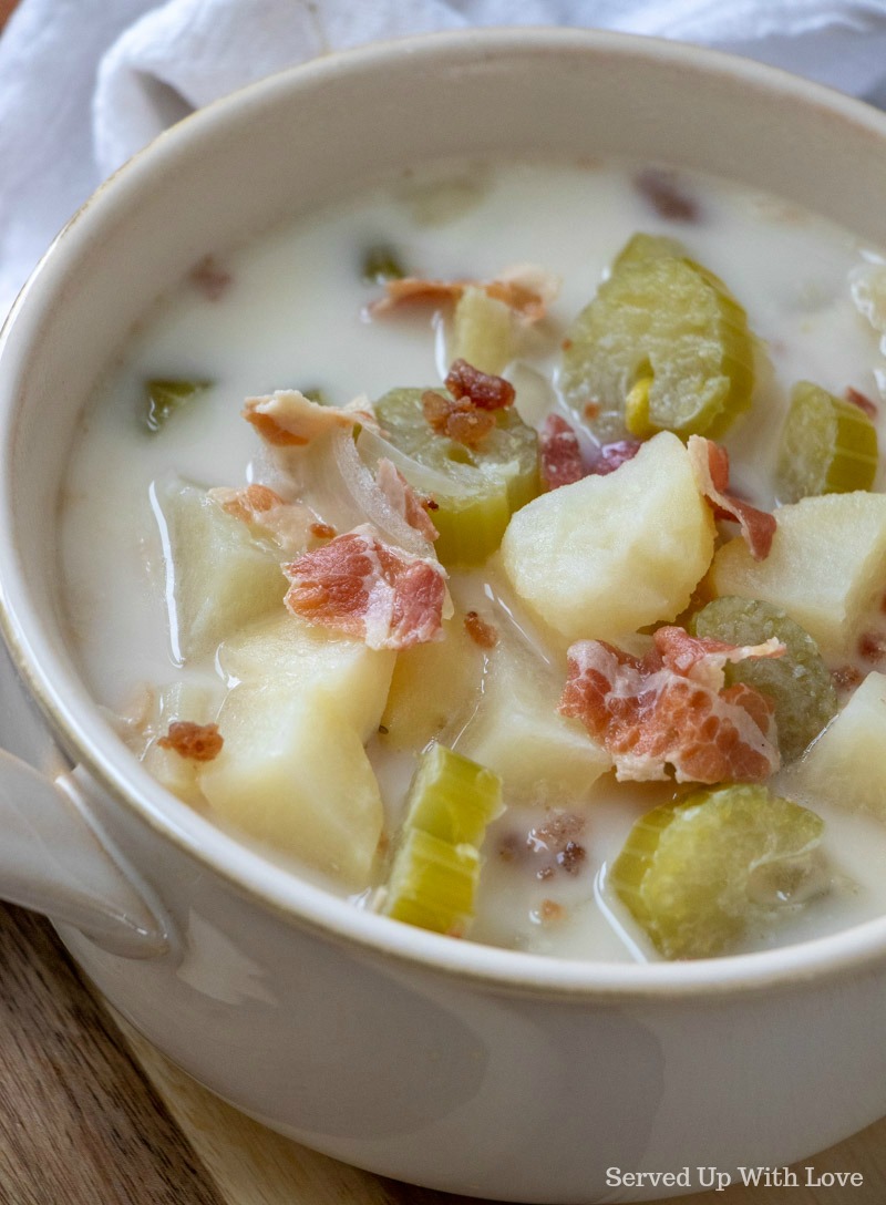 Served Up With Love Crock Pot Potato Soup
