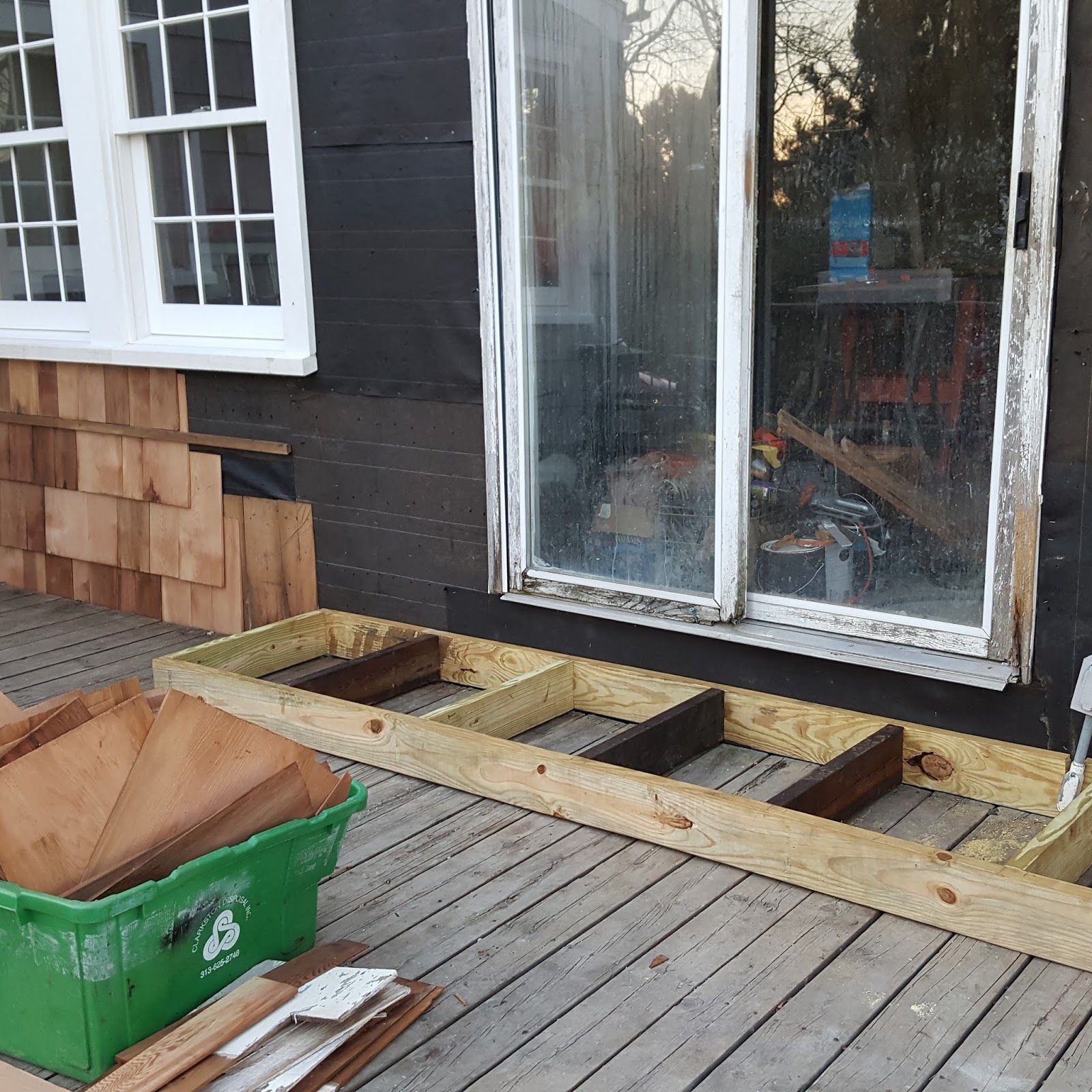 Gear Acres at Top of the Hill Step Up! Installing a patio door step