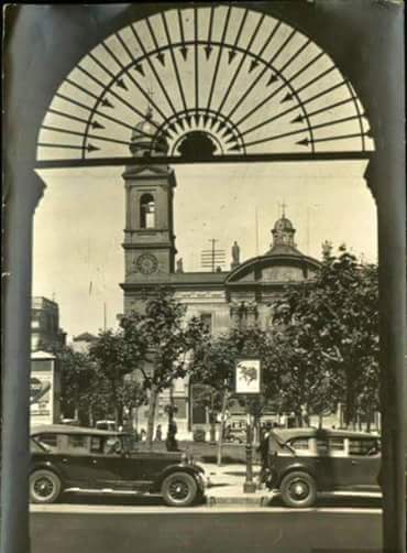 plaza matriz desde cabildo 1936