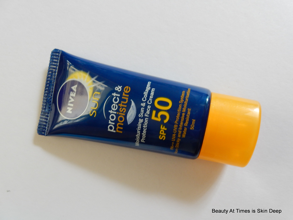 Nivea Sun Protect and Moisture Sunscreen SPF 50 Face Cream