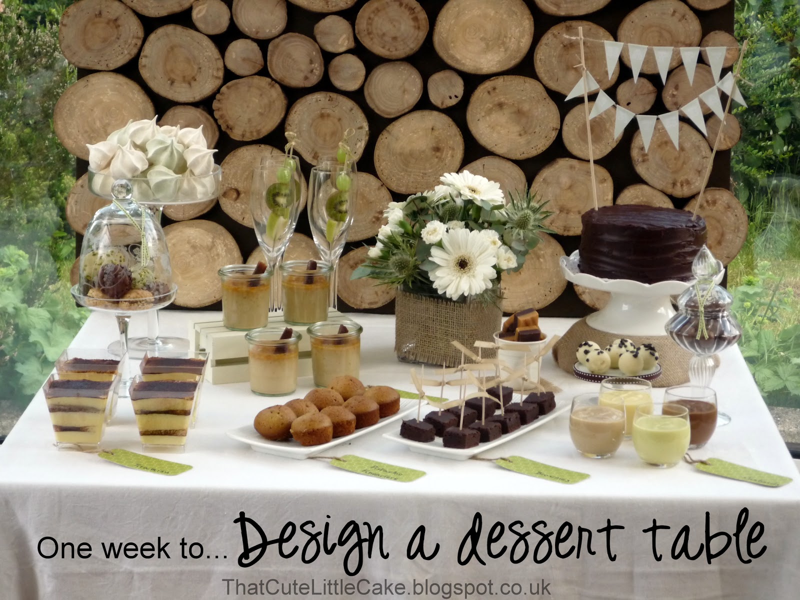 That Cute Little Cake {One week to... Design a dessert table} Table