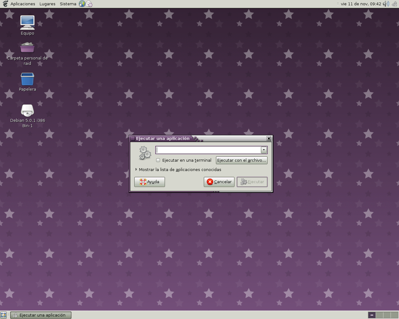 Administracion de Redes Unidad 6 "Debian con interfaz grafica"