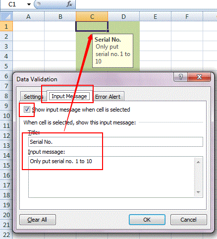 My Excel Journey: Excel Data Validation