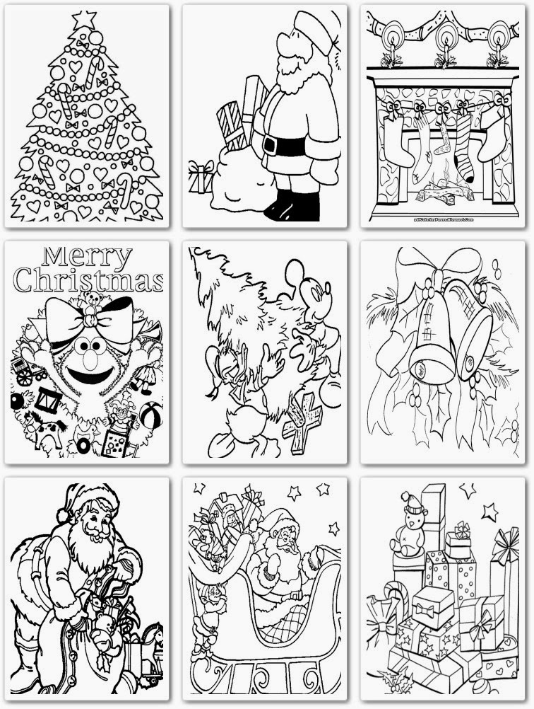 Pdf Coloring Pages Of Christmas ~ pdf coloring pages