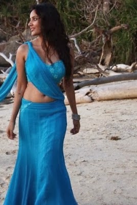 6-Priya+Anand+Hot+Navel+Show+Photos+in+E