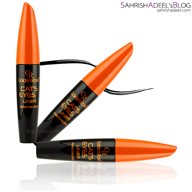 Cat's Eyes Liner by Golden Rose Cosmetics Review & Swatch Sahrish