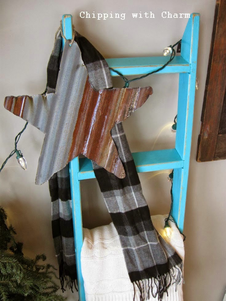 Chipping with Charm: Barn Tin Stars...www.chippingwithcharm.blogspot.com