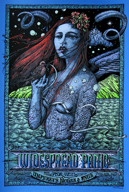INSIDE THE ROCK POSTER FRAME BLOG David Welker Widespread Panic