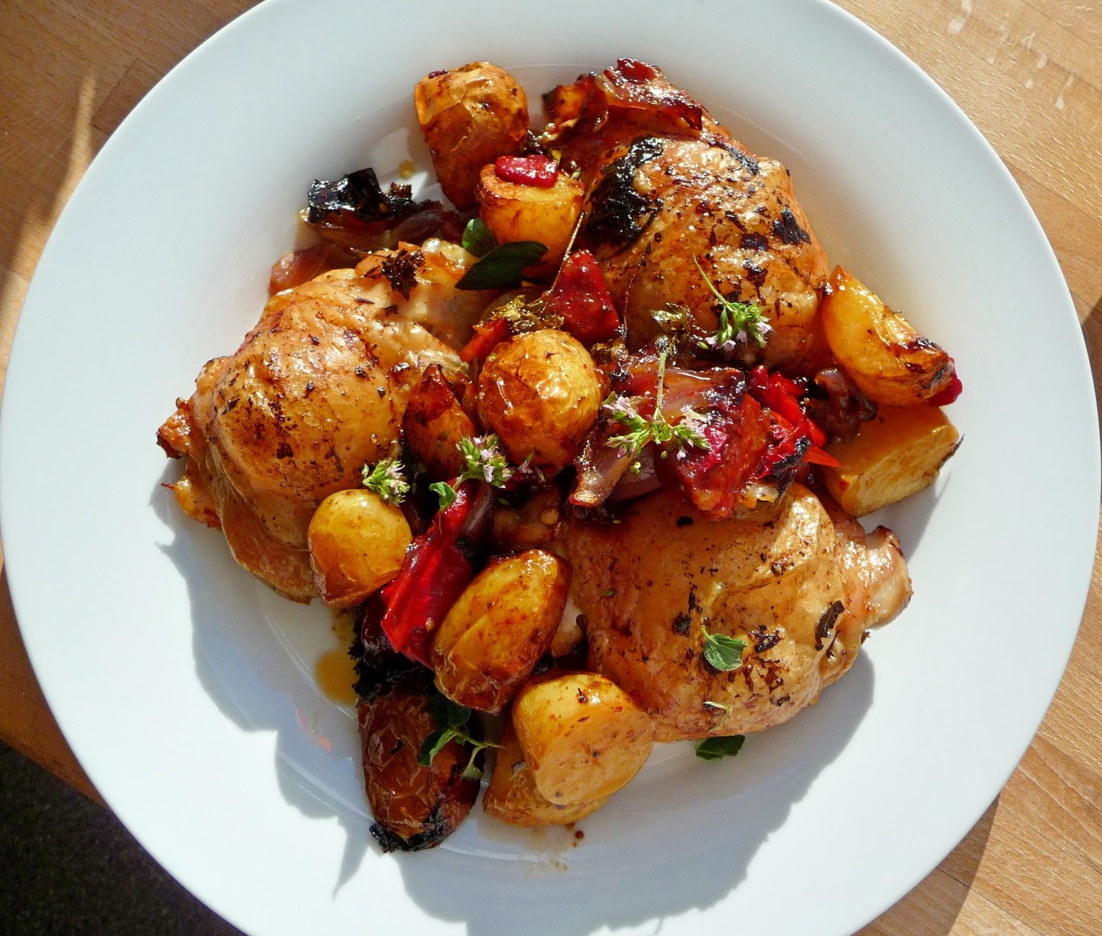 Lancashire Food Chicken, potato and chorizo bake