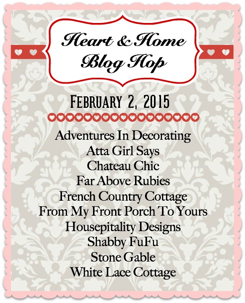 Heart & Home Valentines Blog Hop- From My Front Porch To Yours