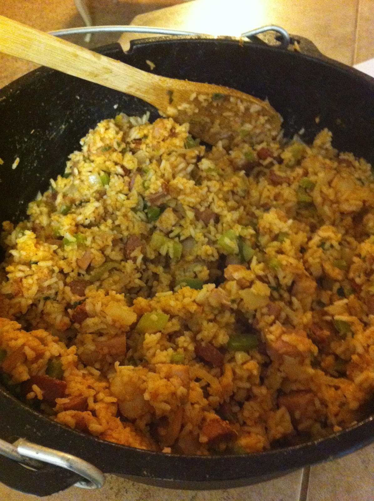 BYU Dutch Oven and Camp Cooking Jambalaya