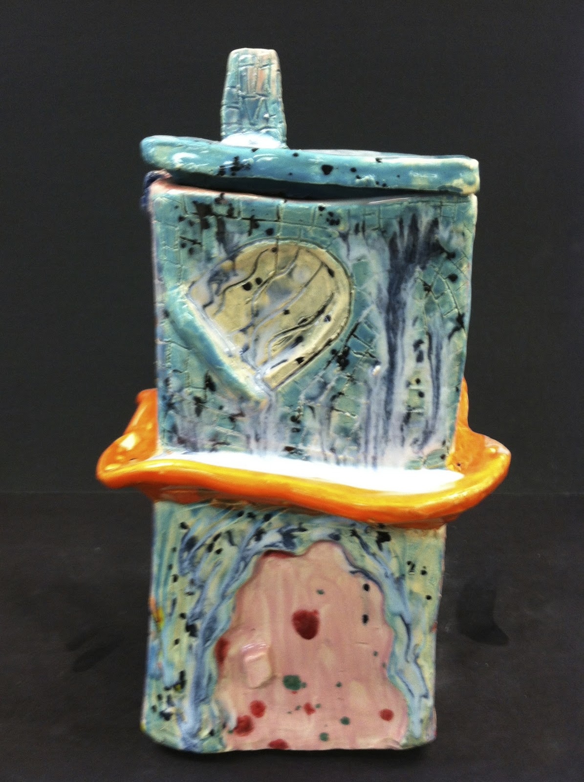 Per. 6 Basic Sculpture and Ceramics Glaze Test Tiles, Memory Boxes