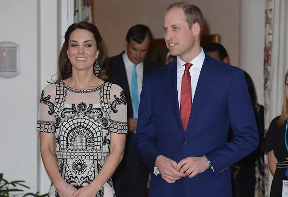 Prince William, Duke of Cambridge and Catherine, Duchess of Cambridge attend a Garden party celebrating the Queen's 90th birthday