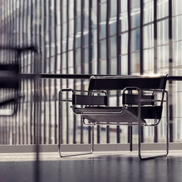 Wassily chair, the first curved steel design