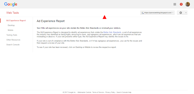 Google ad experience report Google ad experience report