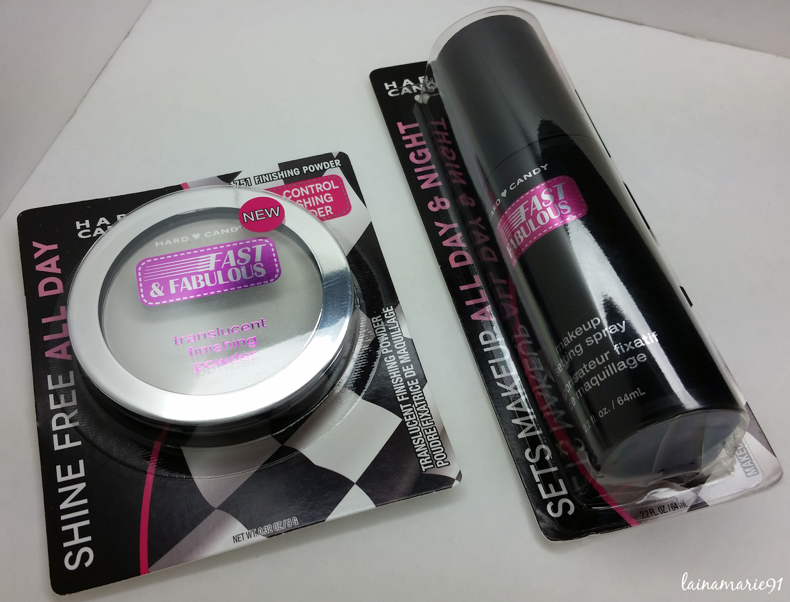 Lainamarie91 Hard Candy Fast & Fabulous Reviews Makeup Setting Spray