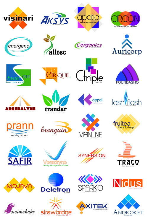 company logos and names