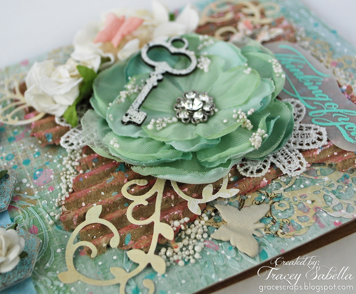 Scraps of Darkness and Scraps of Elegance Shabby Chic Mixed Media