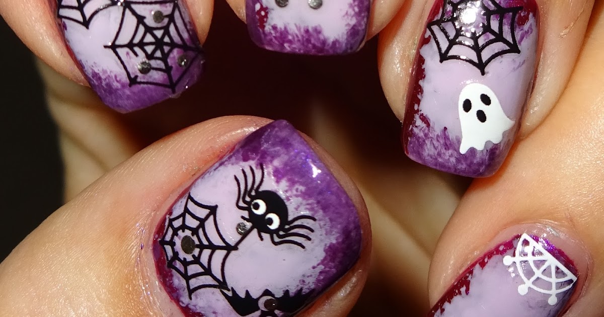 2. Halloween Nail Art Stickers - 3D Self-Adhesive Nail Decals - wide 6