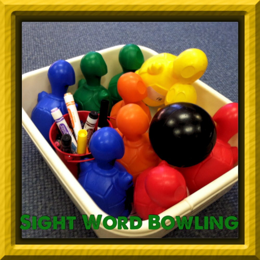 Kinder Corner Bowling for sight words
