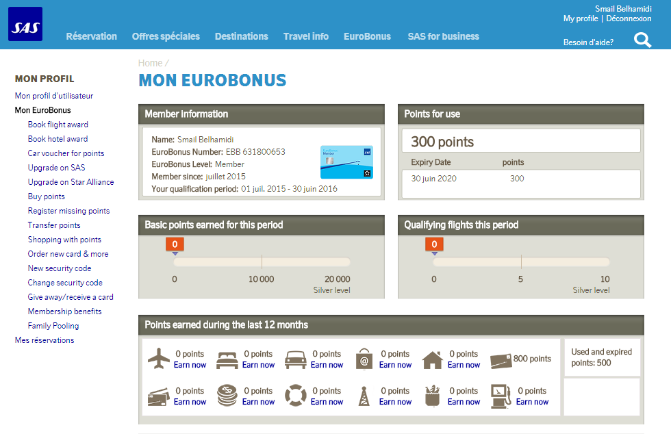 Recevoir gratuitement la carte EuroBonus SMABLOGG
