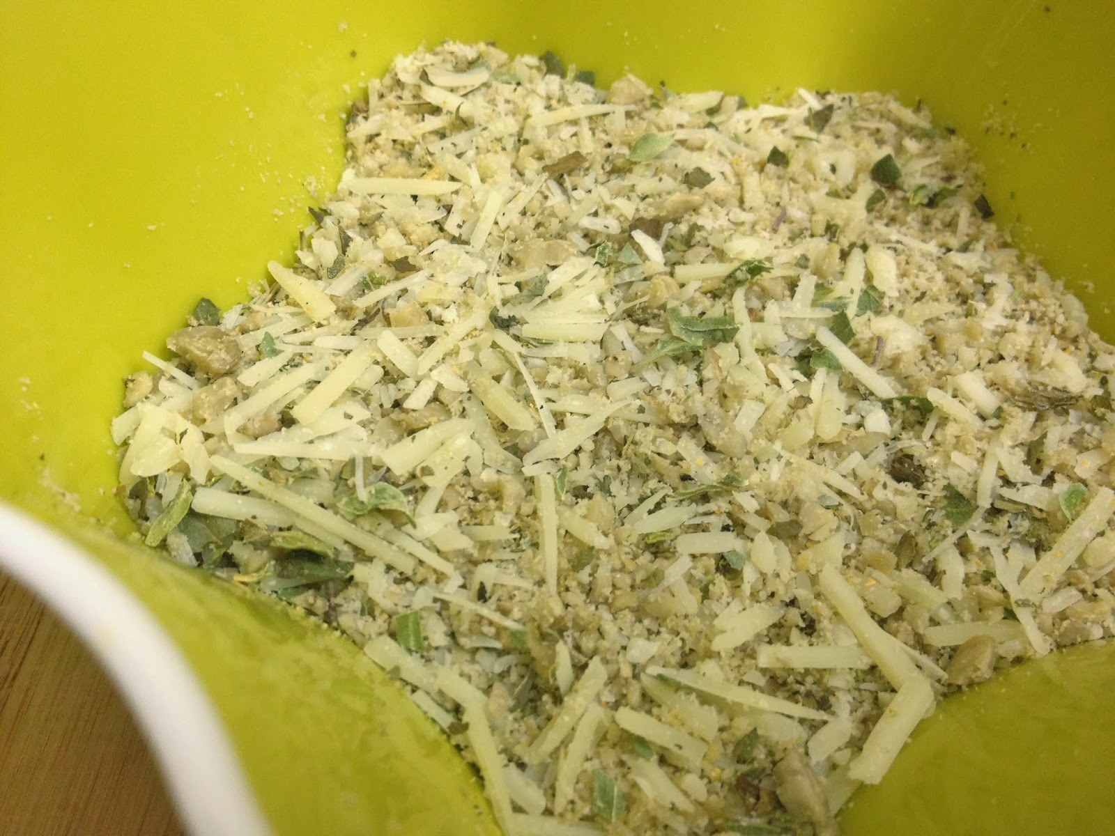 The Lifestyle Notebook Sunflower & Parmesan Crusted Chicken with