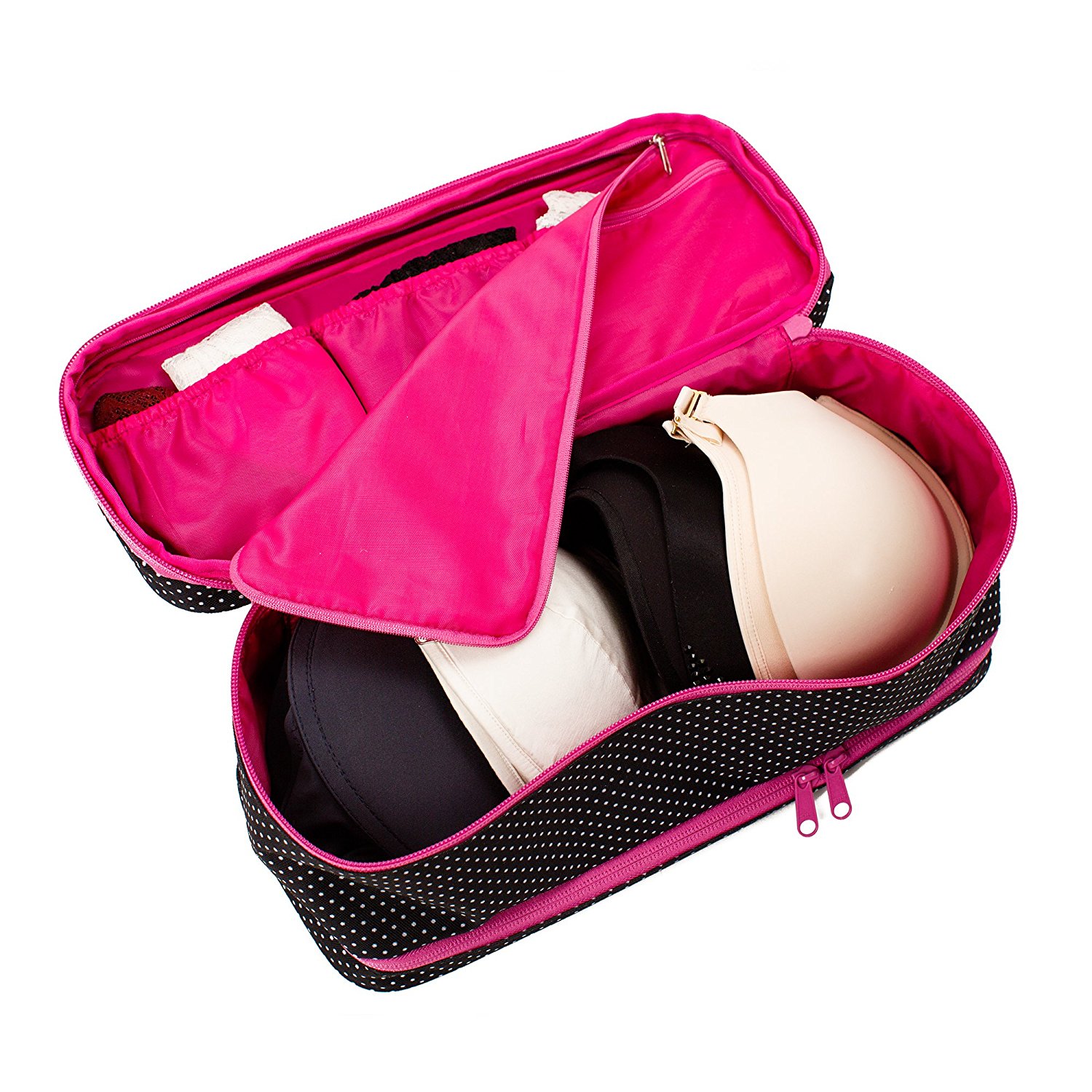 👝Large Travel Bra Organizer By B&C Premium Underwear Storage Bag For