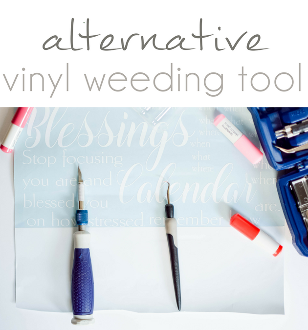Alternative Weeding Tool for Vinyl (That You Likely Have in the