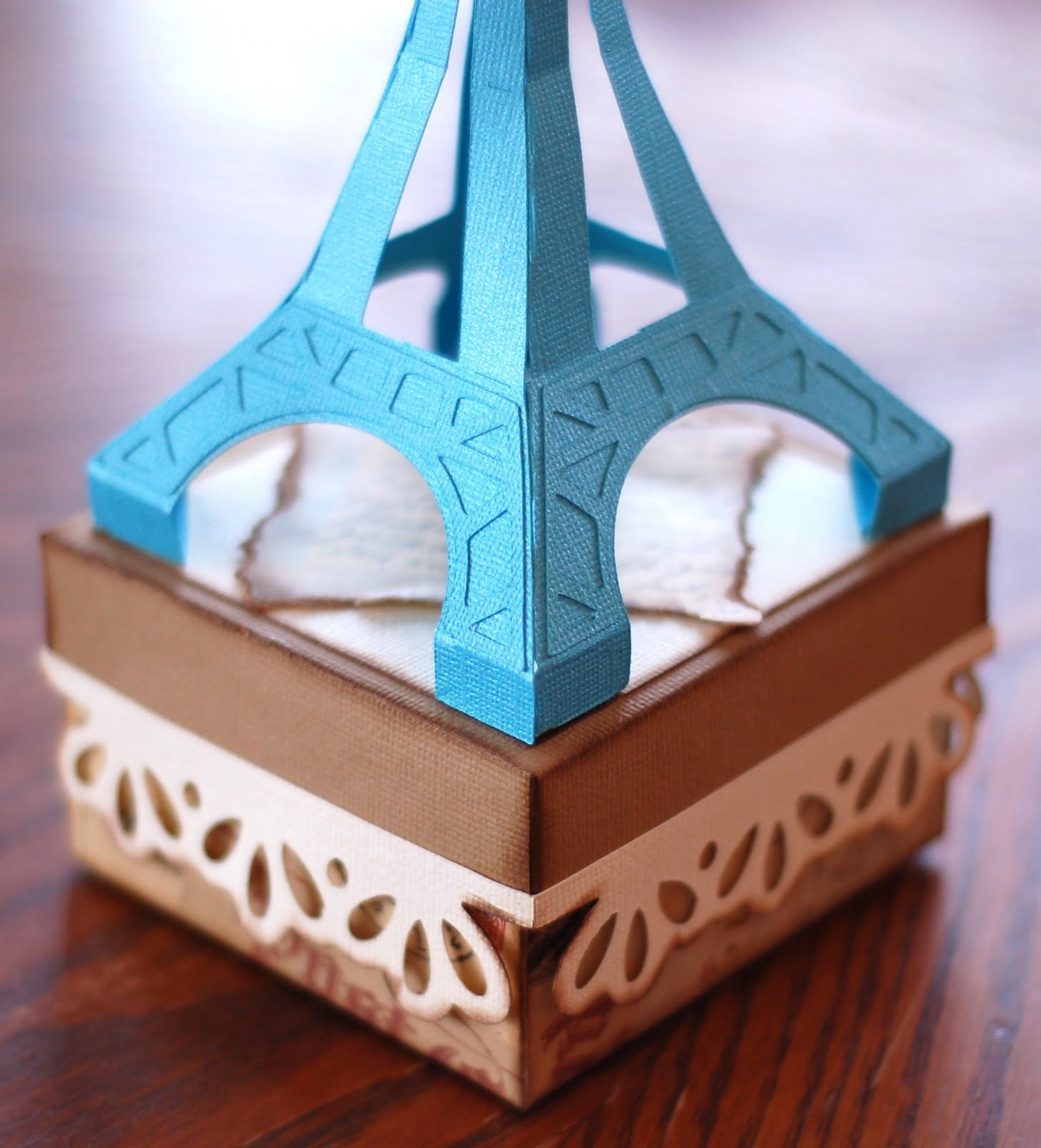 Paper Creations by Kristin Eiffel Tower Box
