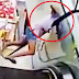 VIDEO: Adolescente fica com a cabeça presa ao subir em escada rolante