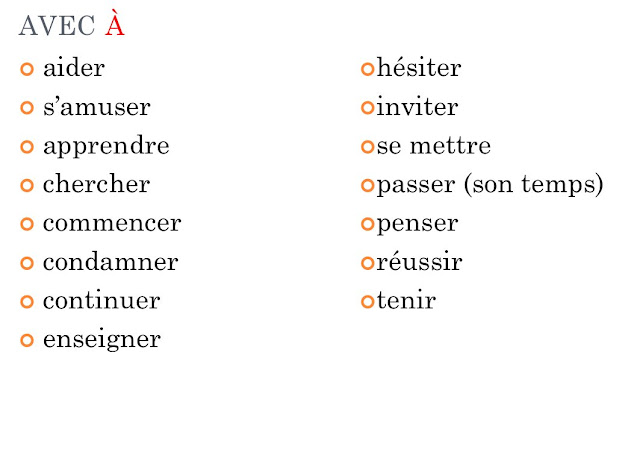 Czasowniki z przyimkami - czasowniki z przyimkiem a 2 - Francuski przy kawie